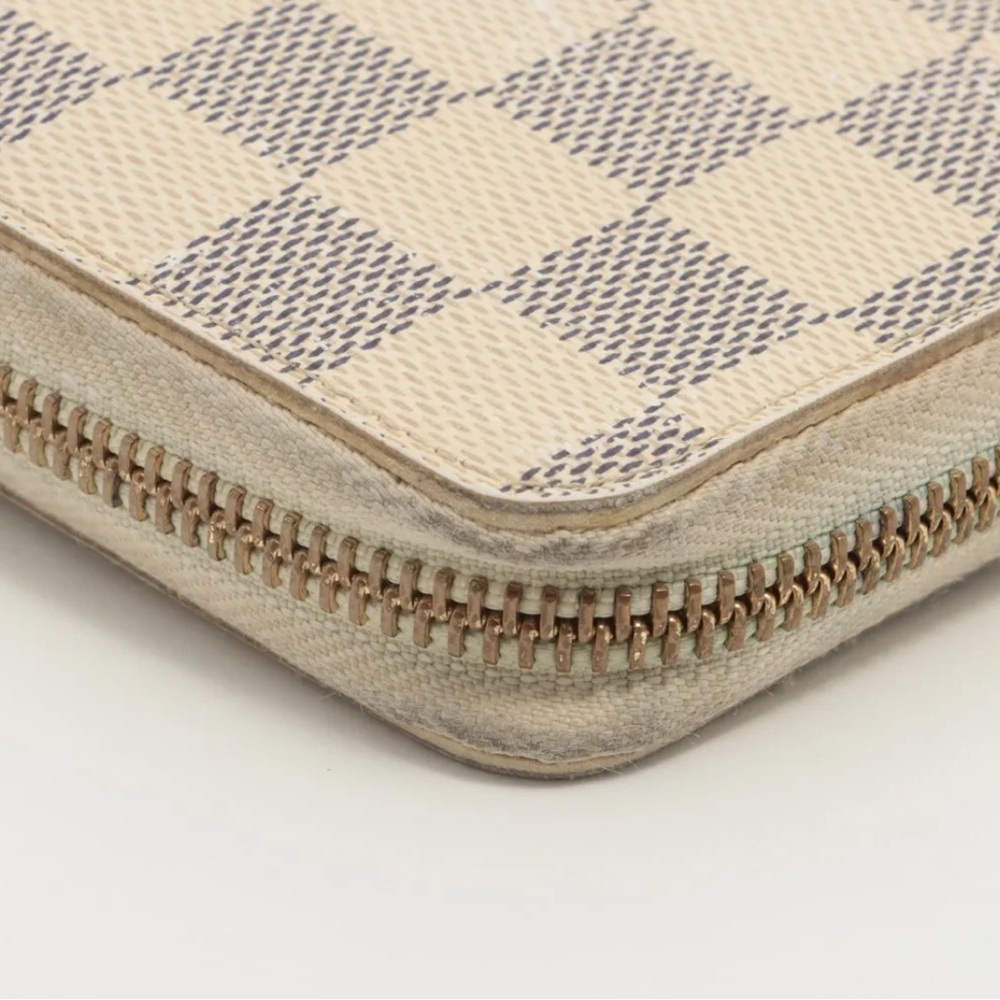 Louis Vuitton Damier Azur Clemence Wallet Rose Ballerine N61264 - Picture 11 of 12